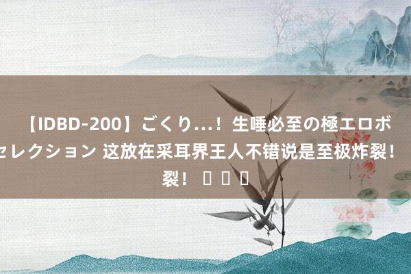 【IDBD-200】ごくり…！生唾必至の極エロボディセレクション 这放在采耳界王人不错说是至极炸裂！ ​​​