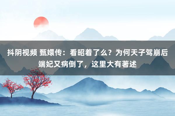 抖阴视频 甄嬛传：看昭着了么？为何天子驾崩后端妃又病倒了，这里大有著述