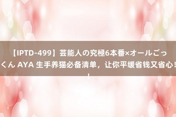 【IPTD-499】芸能人の究極6本番×オールごっくん AYA 生手养猫必备清单，让你平缓省钱又省心！