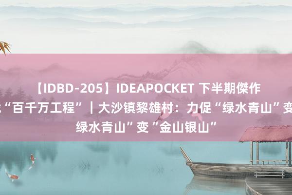 【IDBD-205】IDEAPOCKET 下半期傑作集2009 奋战“百千万工程”｜大沙镇黎雄村：力促“绿水青山”变“金山银山”