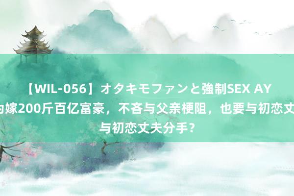 【WIL-056】オタキモファンと強制SEX AYA 杨澜为嫁200斤百亿富豪，不吝与父亲梗阻，也要与初恋丈夫分手？