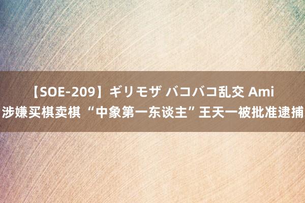 【SOE-209】ギリモザ バコバコ乱交 Ami 涉嫌买棋卖棋 “中象第一东谈主”王天一被批准逮捕