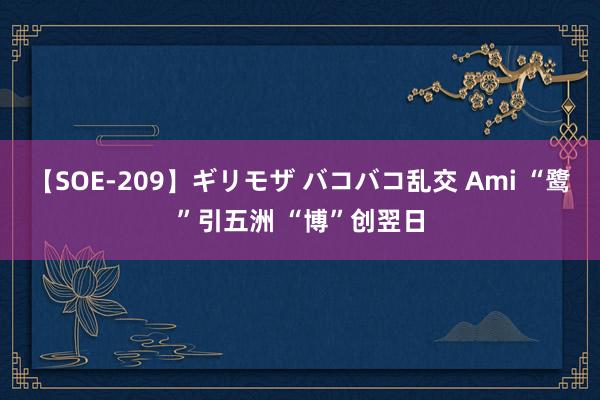 【SOE-209】ギリモザ バコバコ乱交 Ami “鹭”引五洲 “博”创翌日