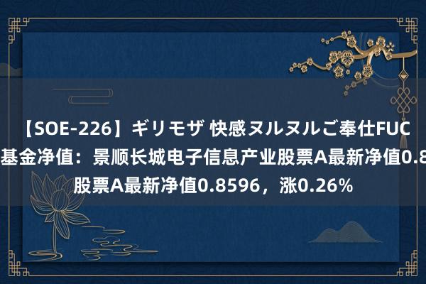 【SOE-226】ギリモザ 快感ヌルヌルご奉仕FUCK Ami 8月26日基金净值：景顺长城电子信息产业股票A最新净值0.8596，涨0.26%