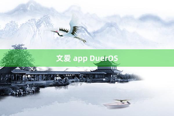 文爱 app DuerOS