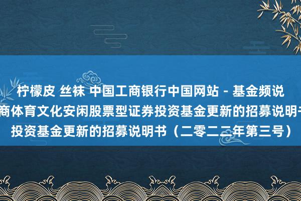 柠檬皮 丝袜 中国工商银行中国网站－基金频说念－基金公告栏目－招商体育文化安闲股票型证券投资基金更新的招募说明书（二零二二年第三号）